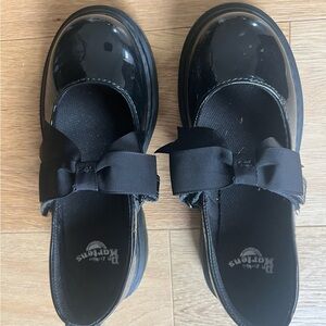 Dr. Martens Glossy Black Kids Dress Shoes